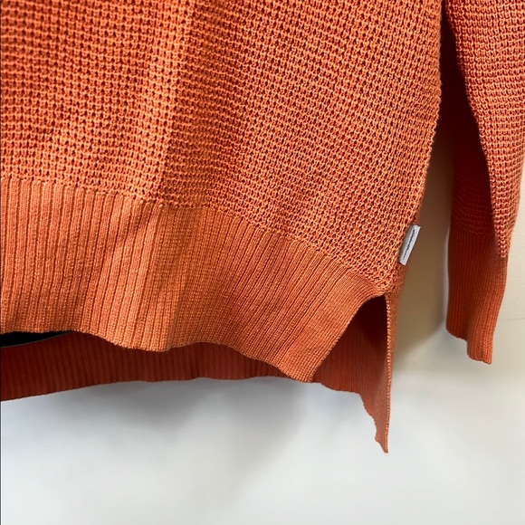 Eddie Bauer Burnt Orange Knit Sweater Women’s Large - Picture 5 of 8